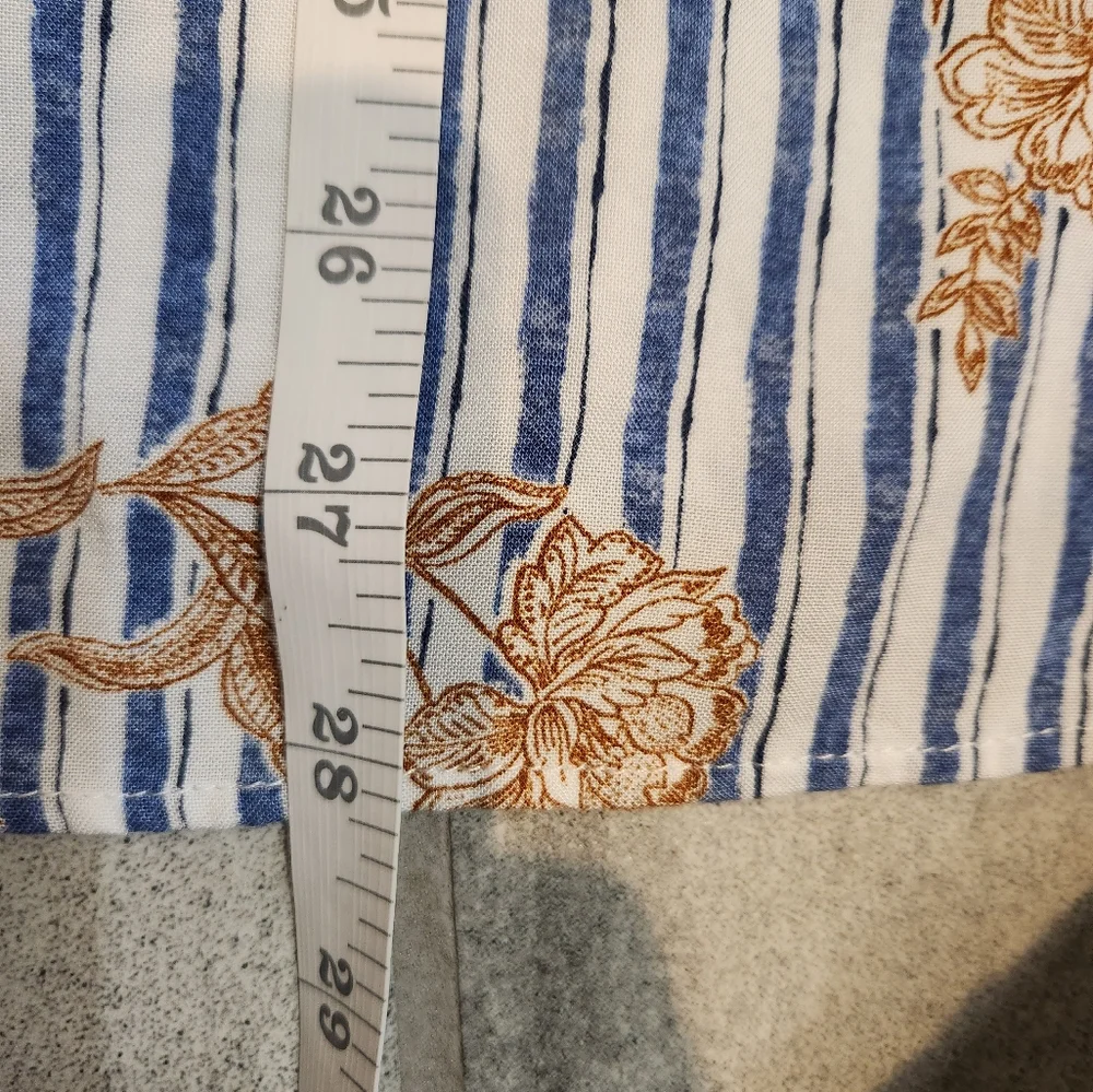 Maverick The Collection Off Shoulder Tunic Dress Ruffle Striped Floral Size S - Picture 12 of 13